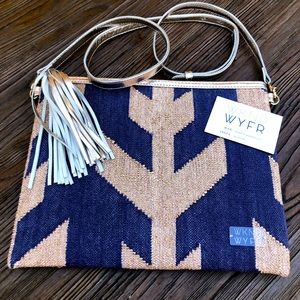 WKND WYFR woven fabric crossbody